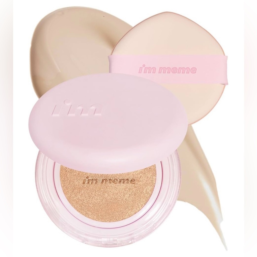 Foundation in Beige by I'm Meme with Wonder Velvet Cushion Korean Makeup